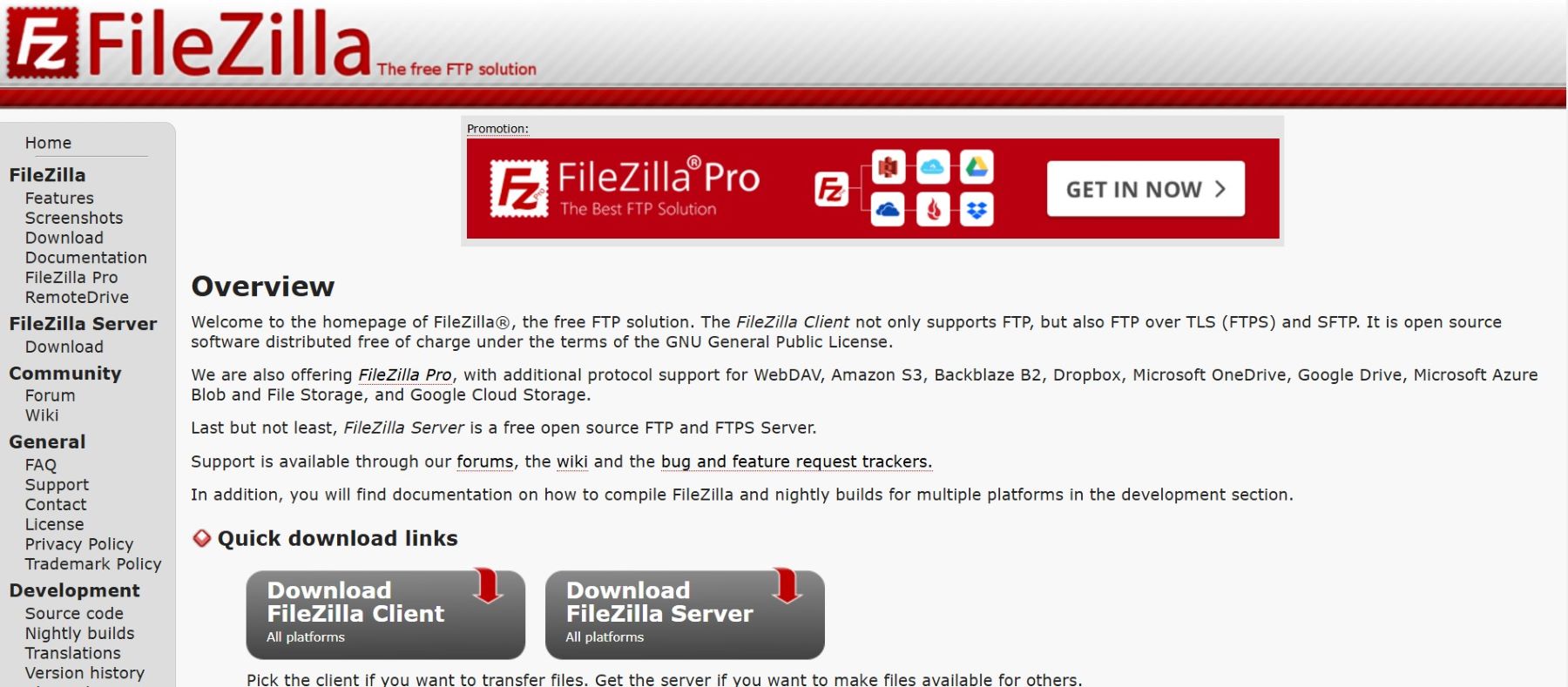 filezilla