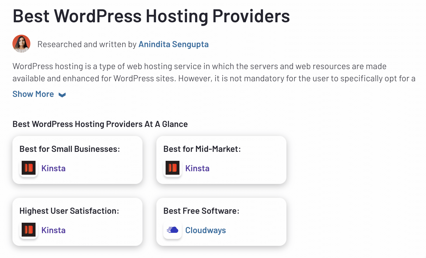 Best hosting providers for WordPress according to G2