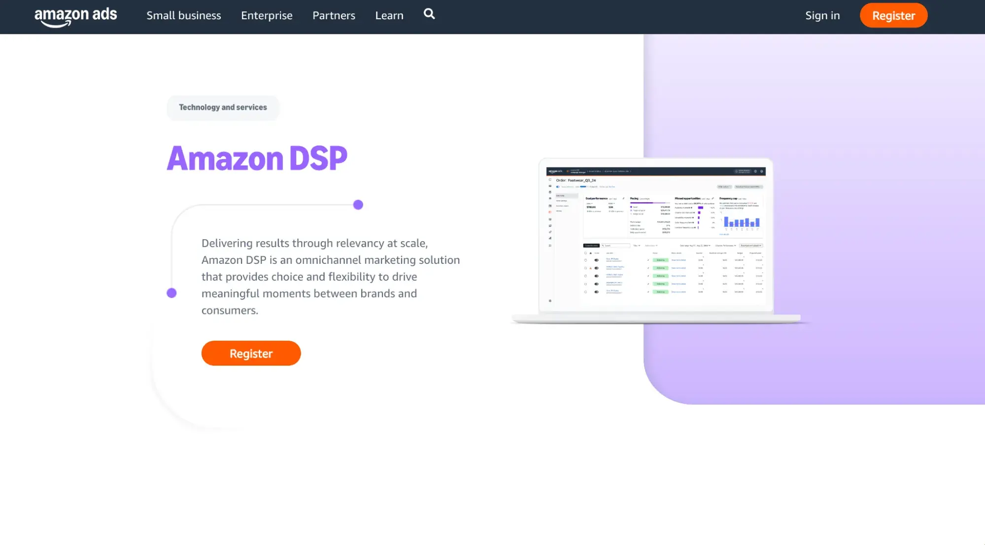 media buying, amazon dsp website