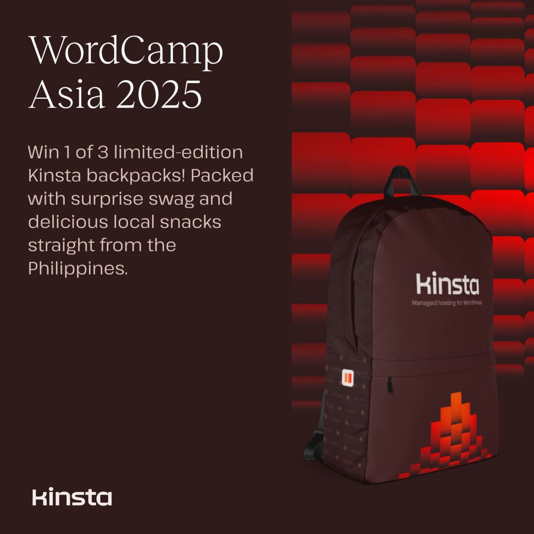 WodCamp Asia 2025 Kinsta raffle prize