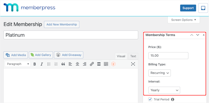 Adding membership levels to a WordPress website