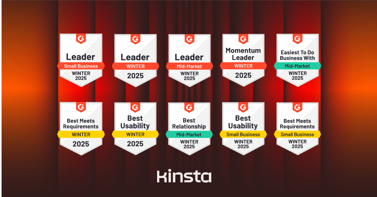 Some G2 awards from 2024.