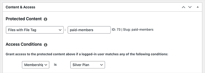 Adding access rules