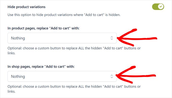 Hiding the cart buttons in product pages with YITH plugin