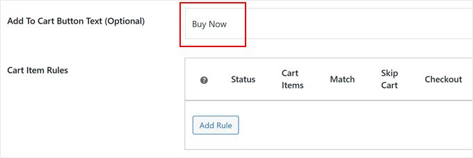 Changing the add-to-cart button text in FunnelKit