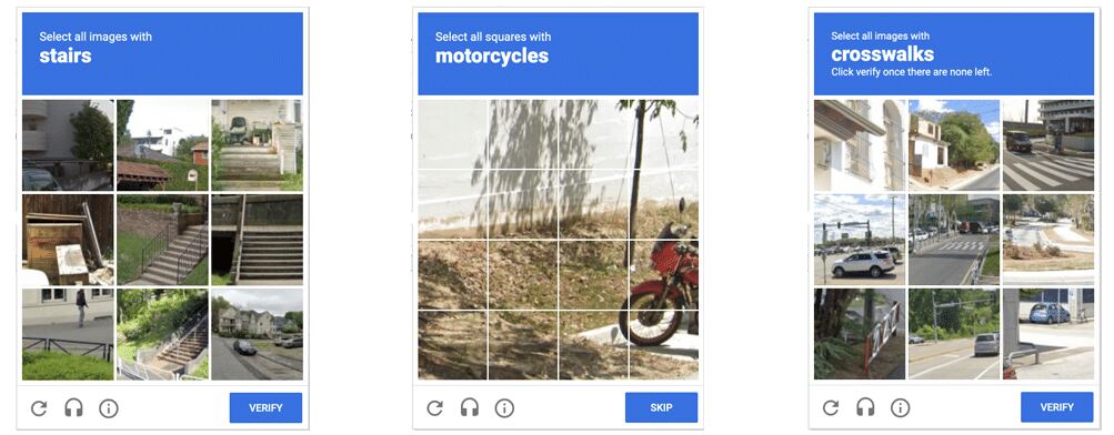 Using CAPTCHA to prevent bots from submitting fake orders.