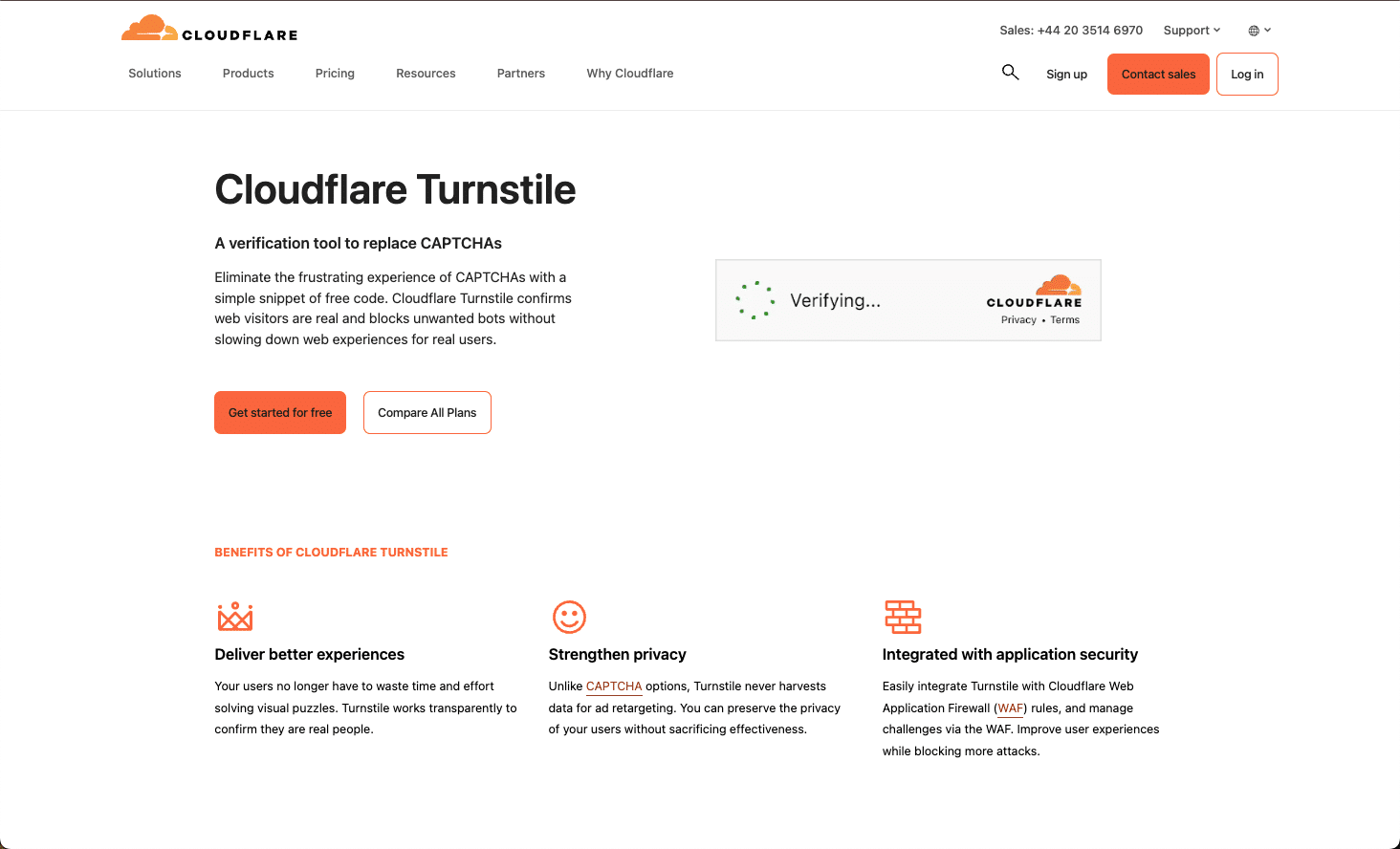 Setting up Cloudflare Turnstile for CAPTCHA protection.