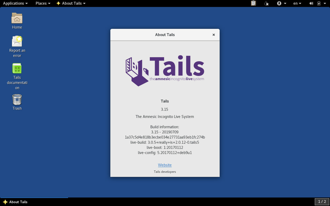 Create Tails OS bootable USB for privacy