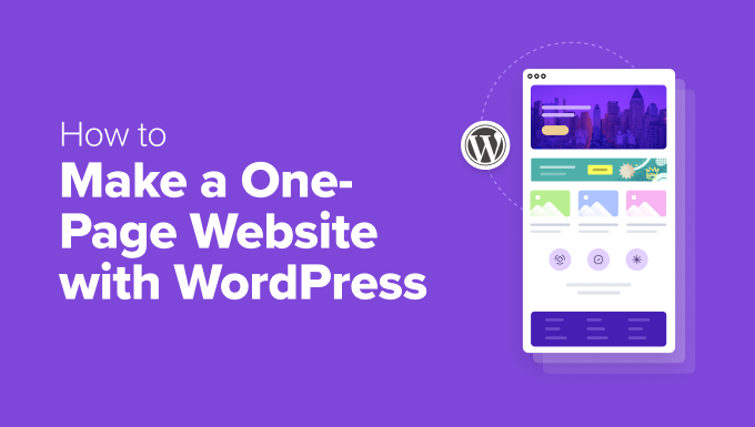 How to Make a One-Page Website with WordPress