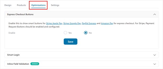 Enabling express checkout in FunnelKit checkout