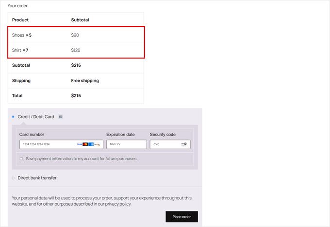 Placing a test order to see if PayPal gets disabled for high-value orders