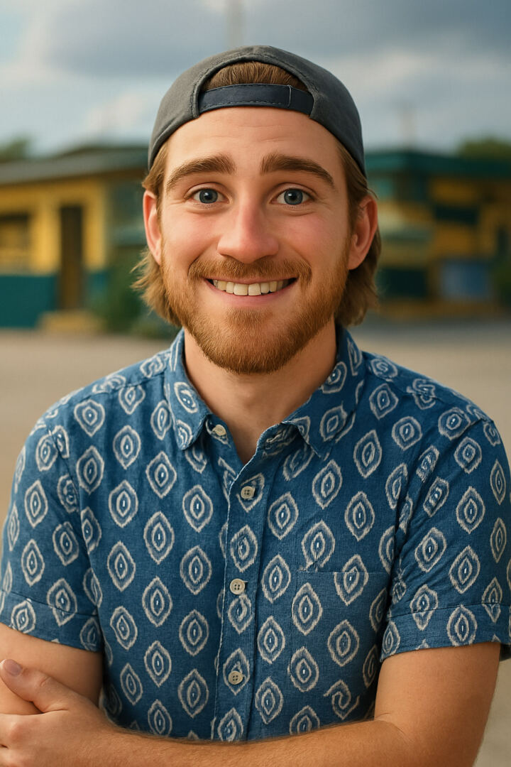 Portrait transformed into Pixar animation style