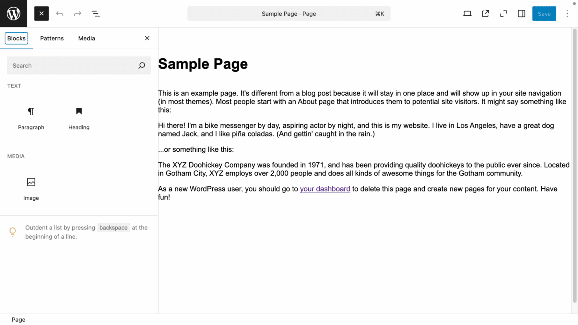 Blocks restricted to specific post IDs