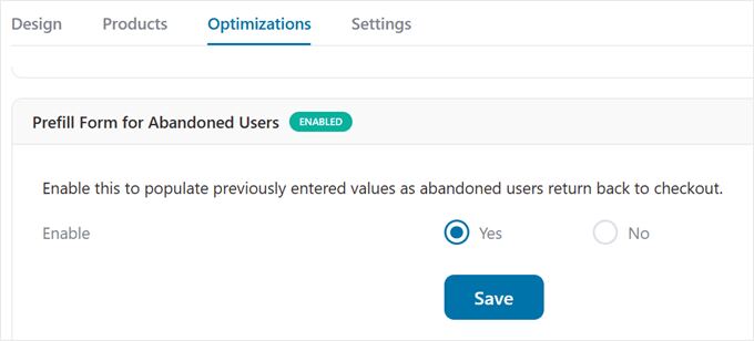 Prefilling form for abandoned users in FunnelKit checkout