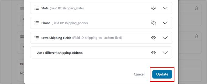 Updating the Shipping Address section in FunnelKit checkout