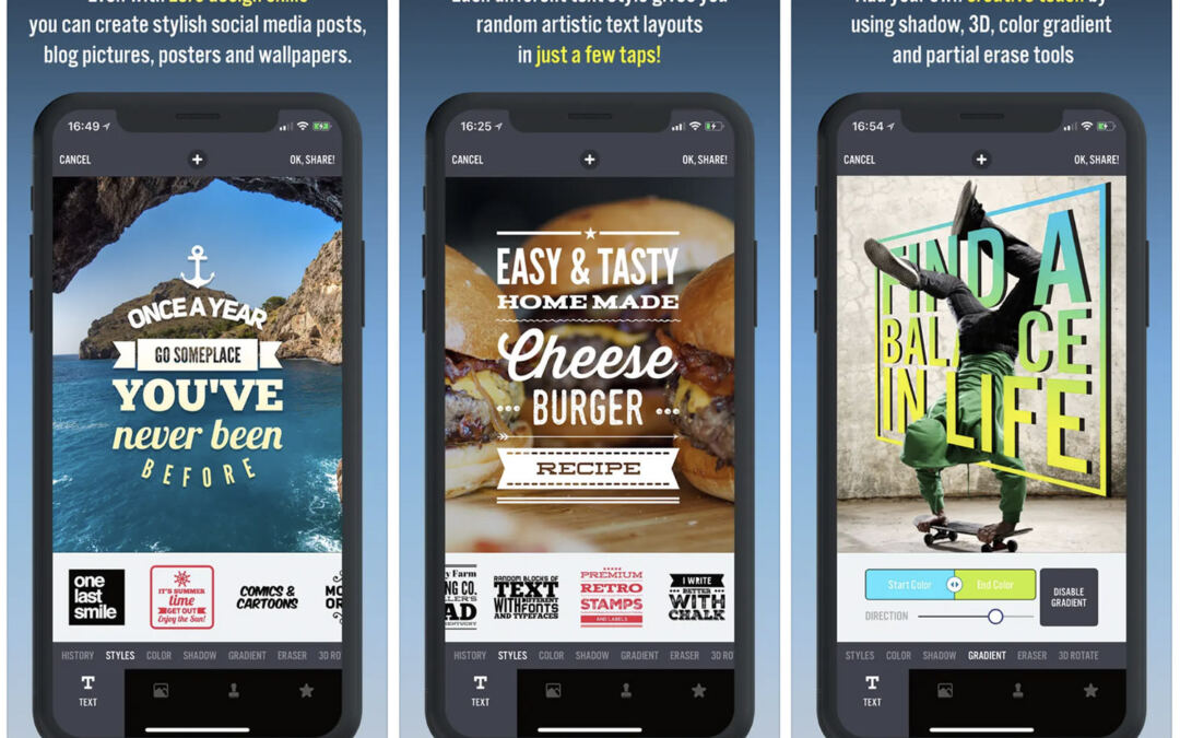 10 Very best Cell Apps to Create Typography Simply