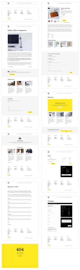 Co-Working starter site for Divi