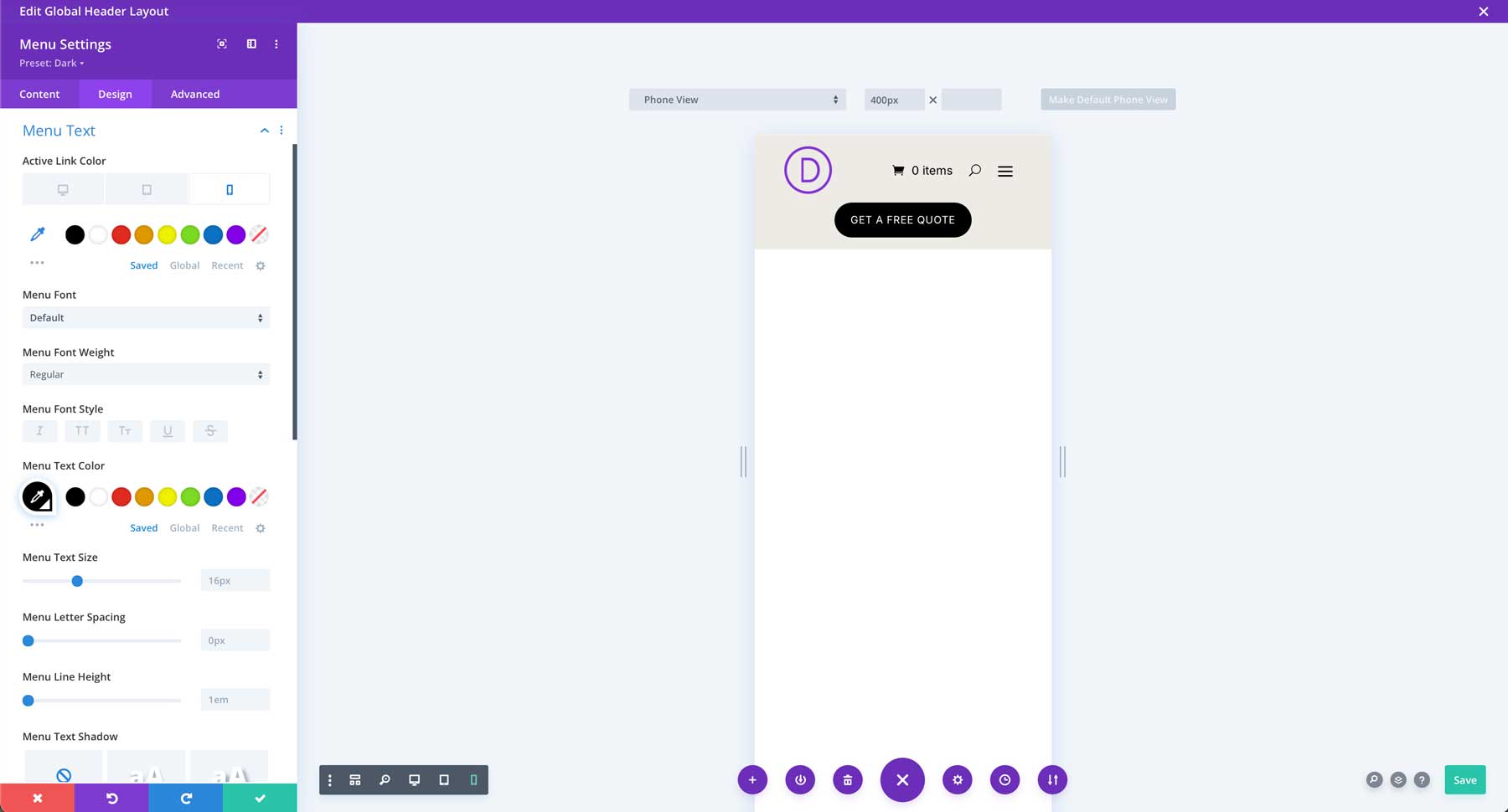 insurance starter site for Divi