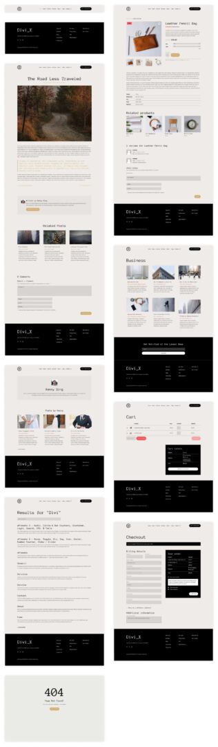 insurance starter site for Divi