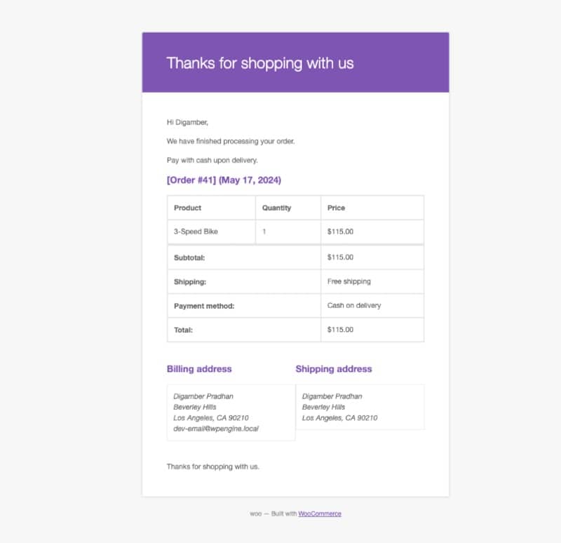 Screenshot of the Preview Emails interface.