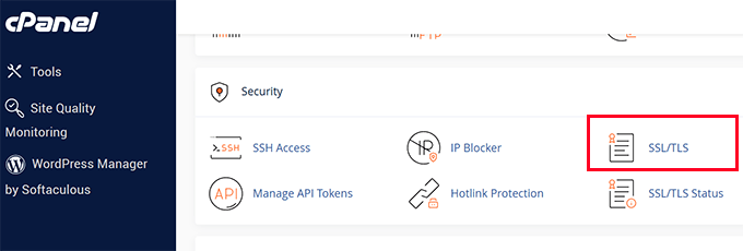 SSL in cPanel