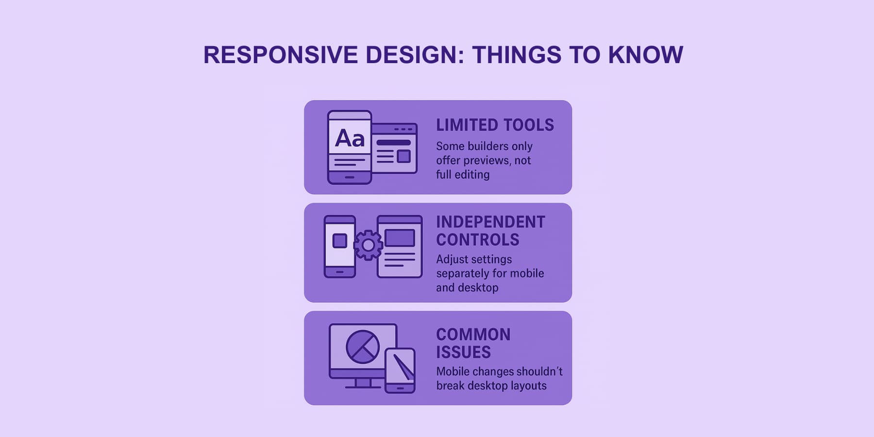 A visual presentation of mobile editing must haves