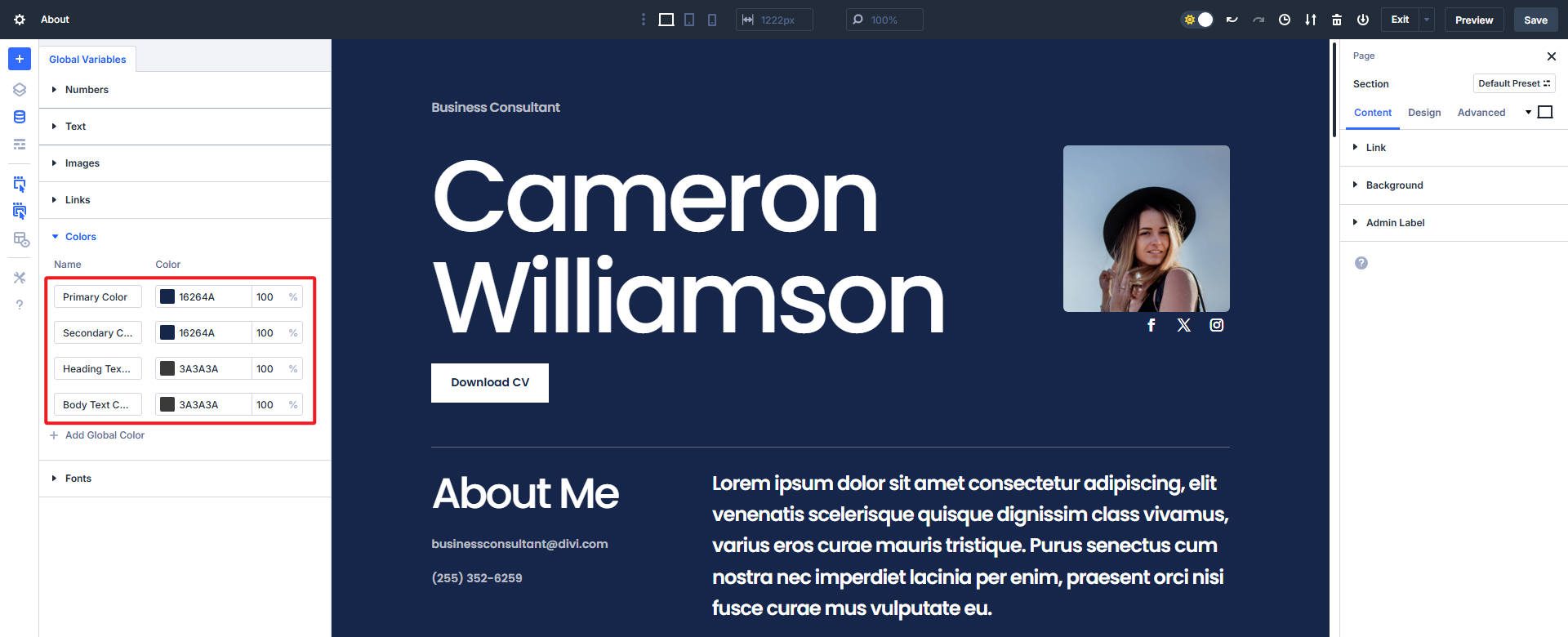 Add Colors as Design Variables - Step 5
