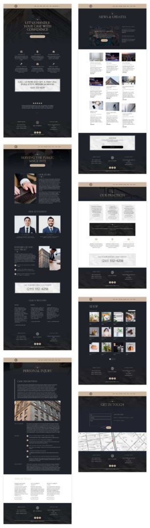 Attorney starter site for Divi