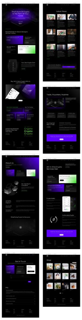 crypto starter site for Divi