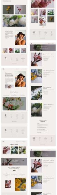 New Florist Starter Website online for Divi (Fast Set up)