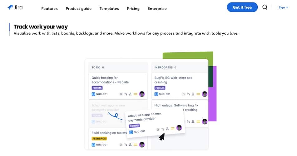 A screenshot of the Jira interface.