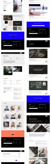 New Internet Design Starter Website for Divi (Fast Set up)