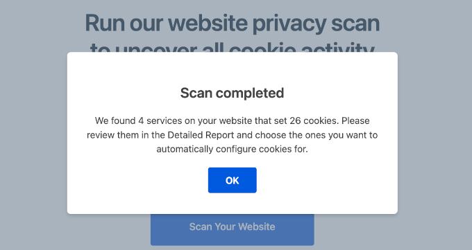 Scan completed
