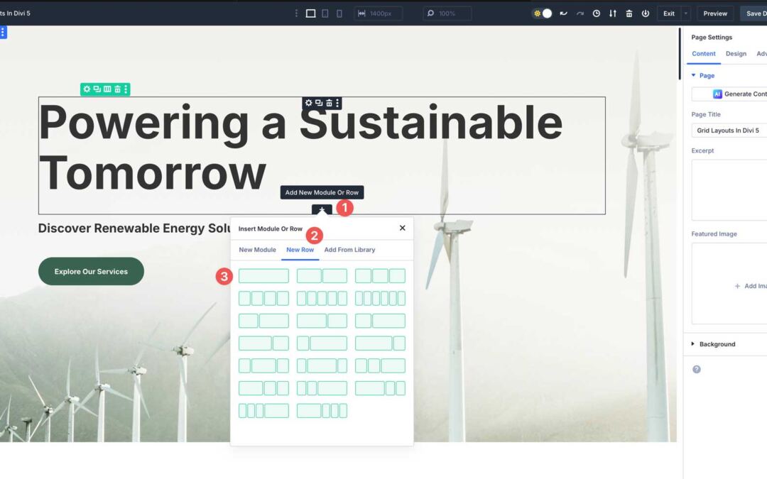 10 Grid Layouts Made With Divi 5’s Nested Rows (Loose Obtain)