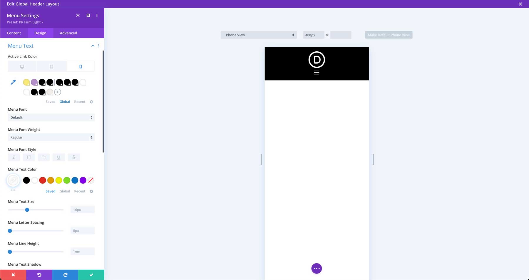 PR Firm starter site for Divi