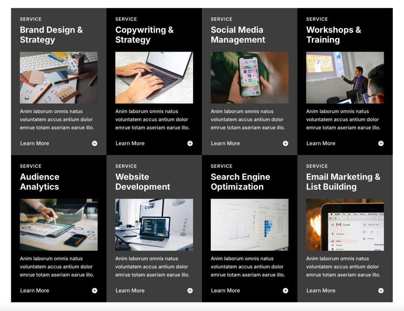 Divi 5 grid layouts