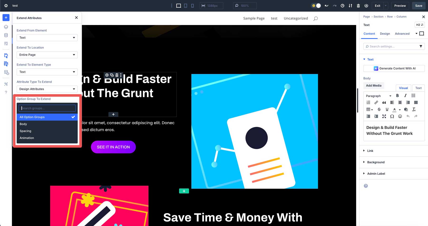 Extend Attributes in Divi 5