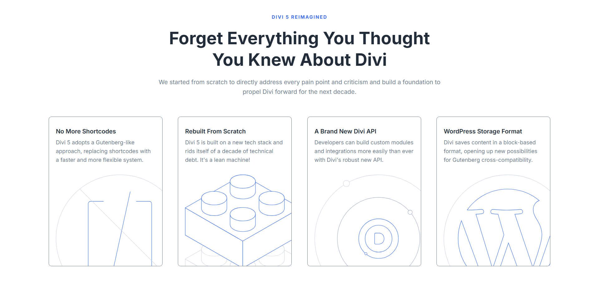 Divi Reimagined Divi 5
