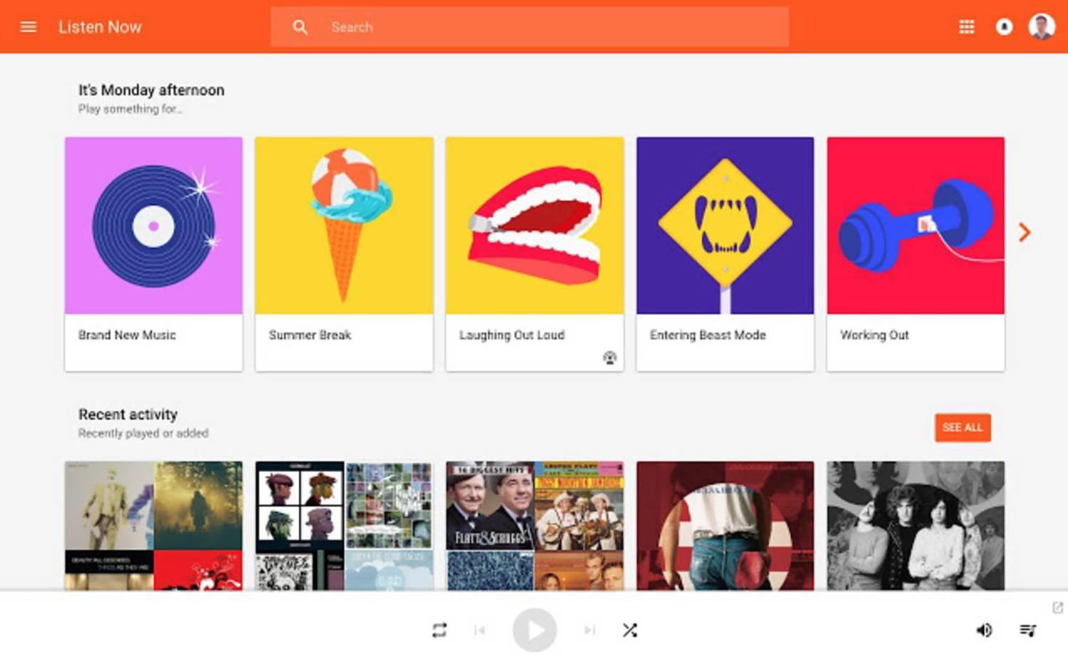 Google Play Music streaming service