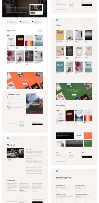 New Bookshop Starter Web page for Divi (Fast Set up)