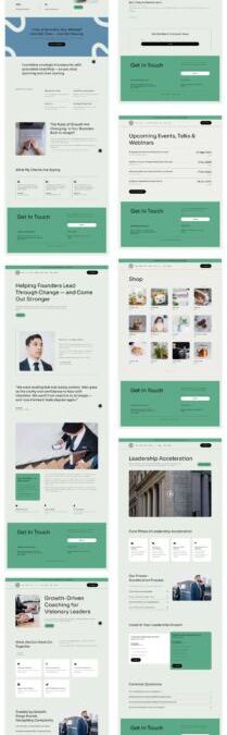 New Trade Training Starter Website for Divi (Fast Set up)