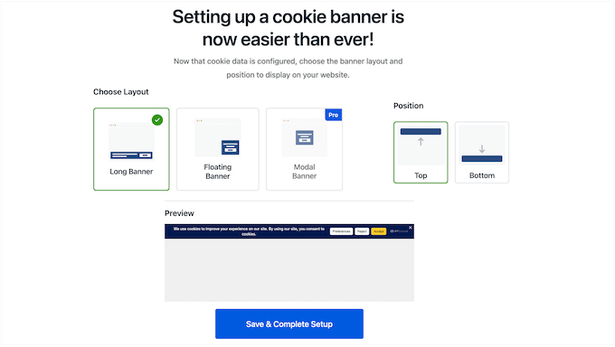 Designing a cookie consent banner using the WPConsent WordPress plugin 