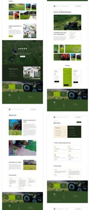 New Landscaping Starter Web site for Divi (Fast Set up)