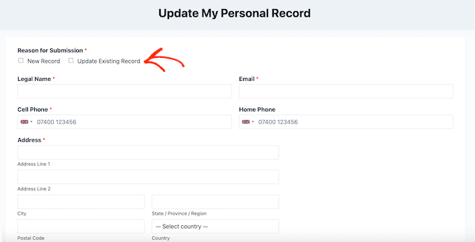 How to update the user's personal records upon request, in accordance with the VCDPA
