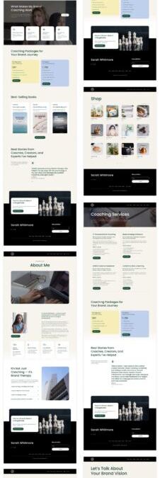 New Branding Trainer Starter Website online for Divi (Fast Set up)