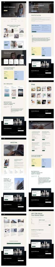 Branding Coach starter site for Divi