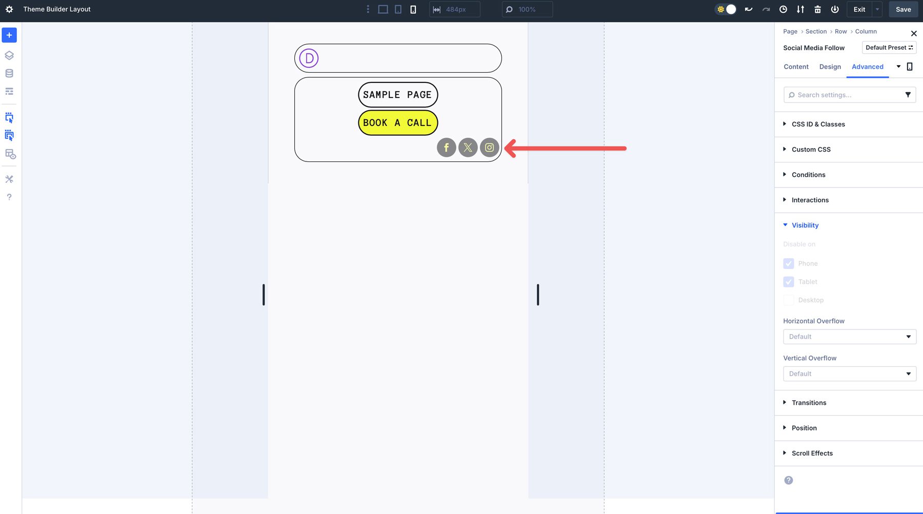 Flexbox headers in Divi 5