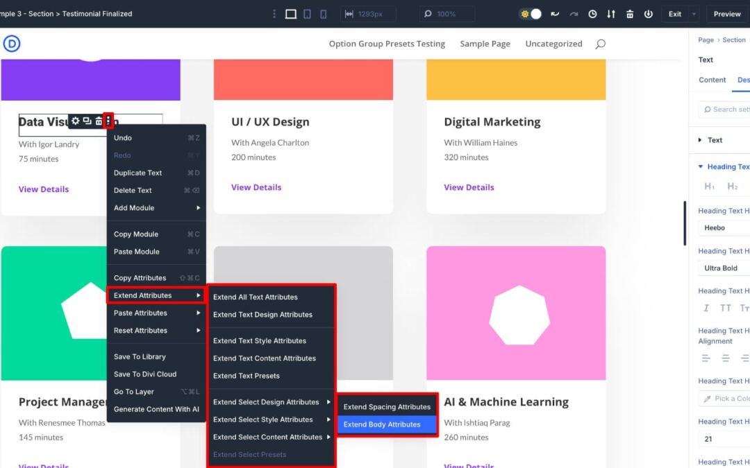 The Flexibility Of Extending To Other Part Varieties In Divi 5