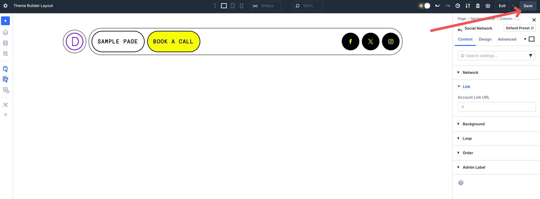 Flexbox headers in Divi 5