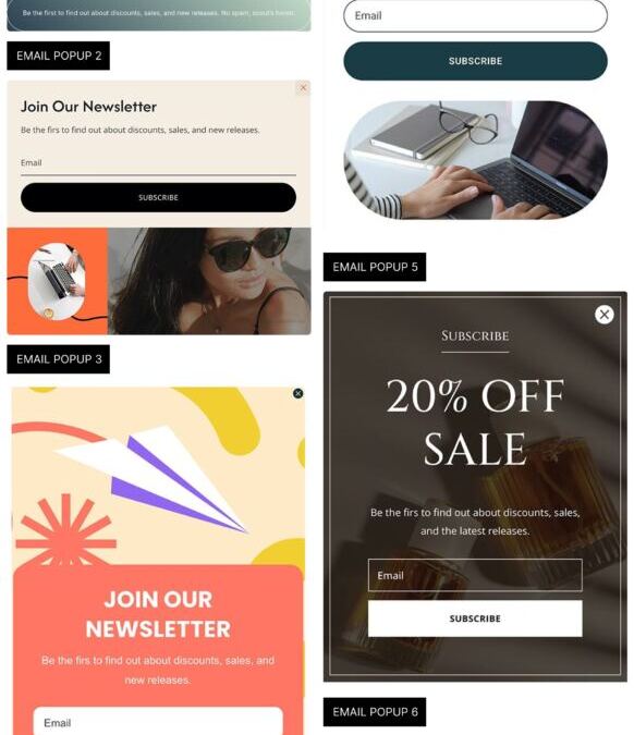 6 E mail Popups For Divi 5 (Loose Obtain)